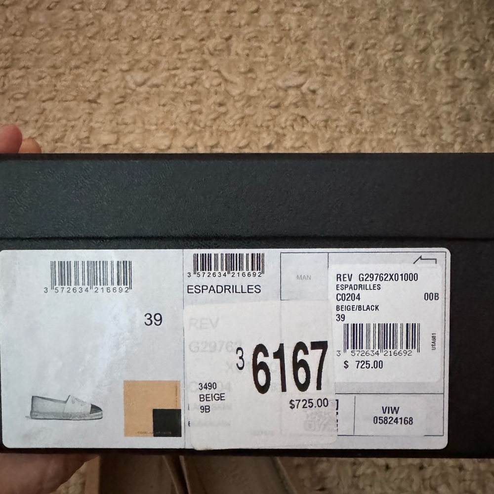 Chanel Espadrilles GUC sz 39 - Picture 6 of 8